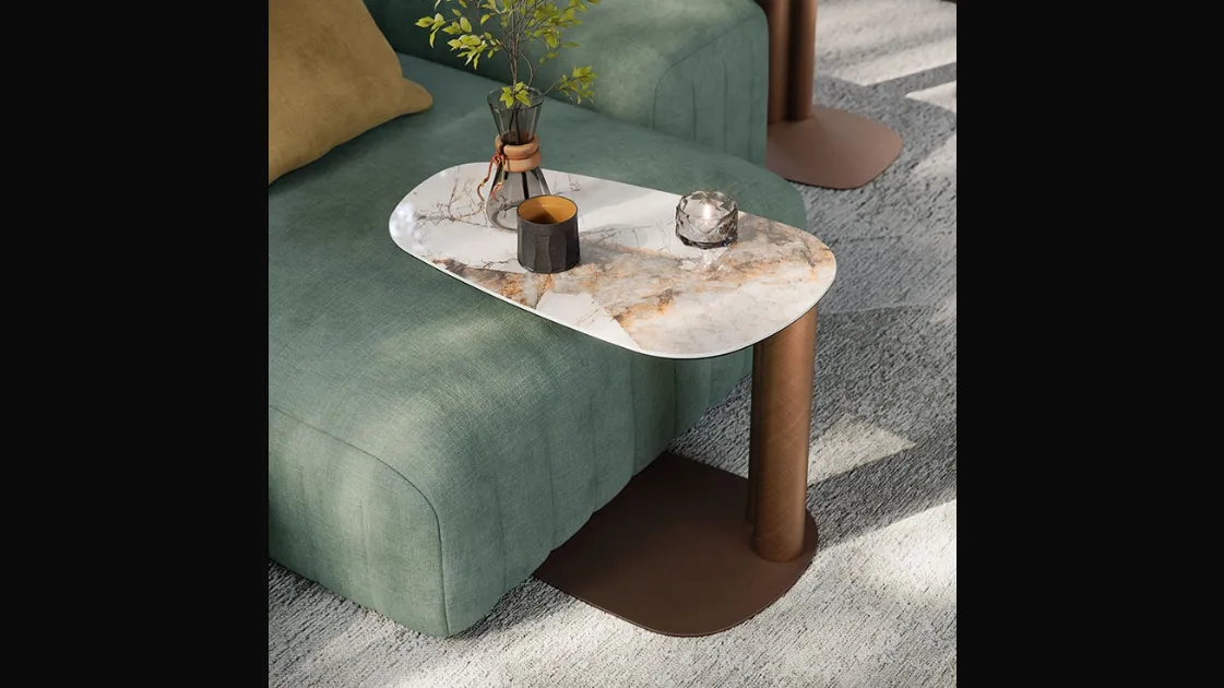 Amalfi ceramic coffee table by Cattelan Italia