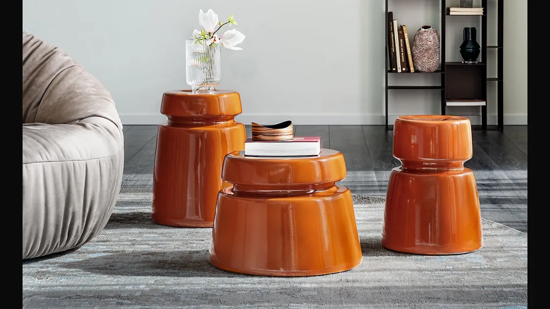Bishop ceramic side table by Cattelan Italia