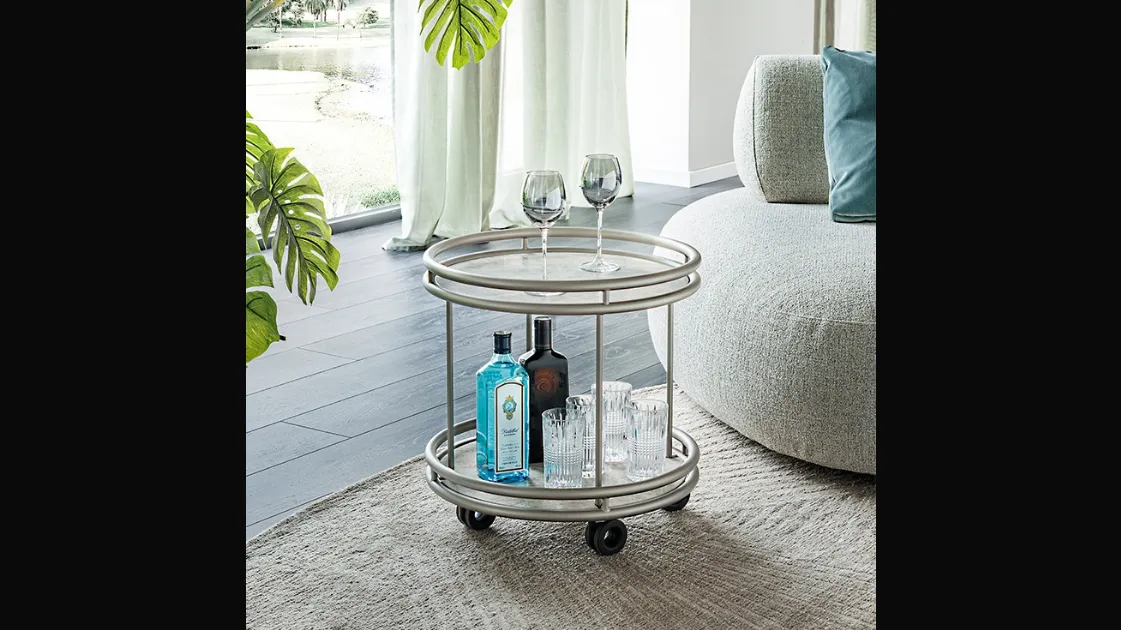 Felix rolling side table by Cattelan Italia