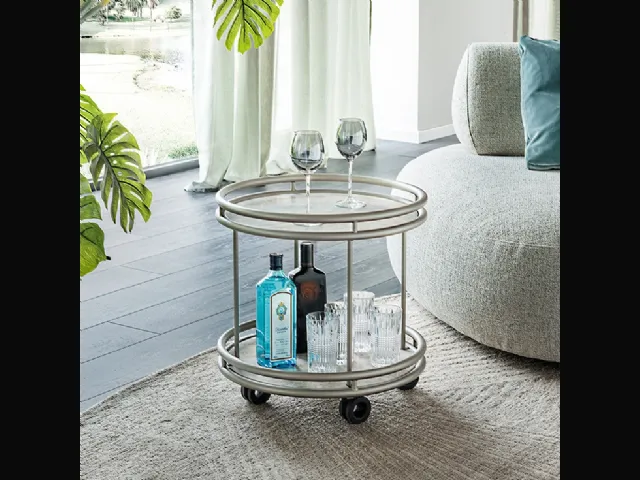 Felix rolling side table by Cattelan Italia