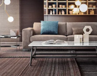 Fushimi marble coffee table by Pianca.