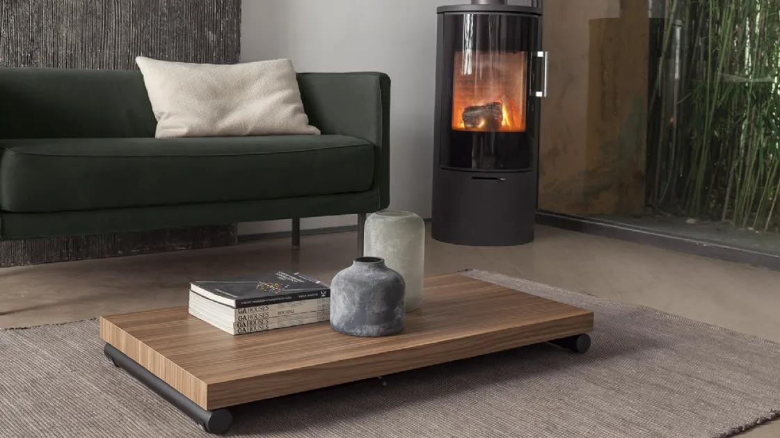Geniale Transformable Coffee Table with Laminated Top by Altacom.