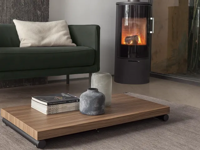 Geniale Transformable Coffee Table with Laminated Top by Altacom.