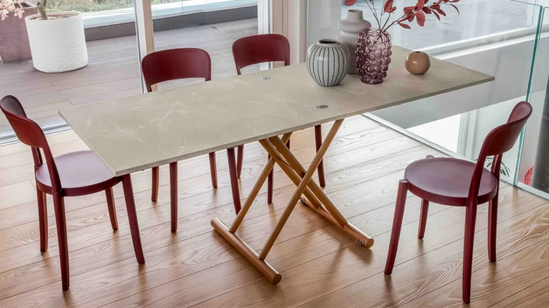 Convertible coffee table Gingillo by Altacom.