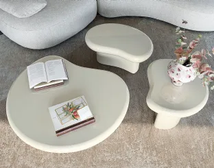 Matera ceramic side tables by Cattelan Italia
