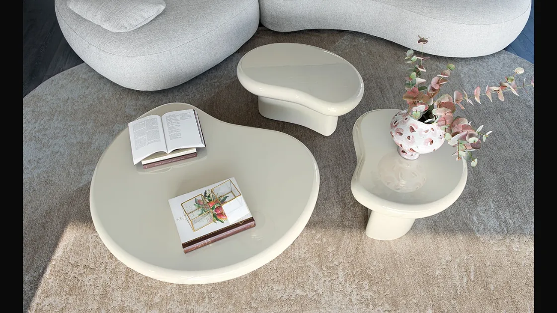 Matera ceramic side tables by Cattelan Italia