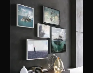 Paintings on canvas with Adriani and Rossi frames.