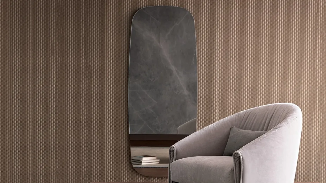Oval wall mirror Lake by Bonaldo
