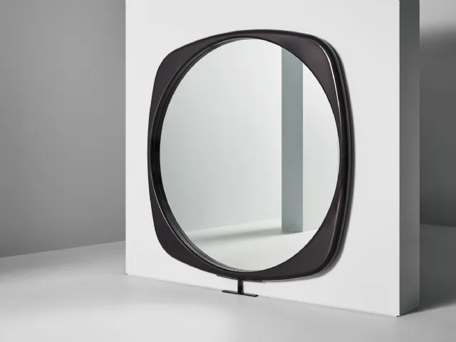 Mistral mirror with polyurethane frame by Bonaldo