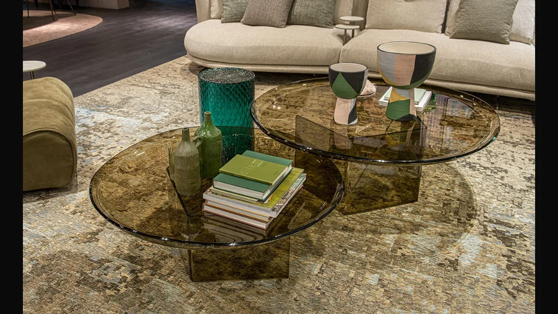 Standard side table made of Cattelan Italia glass