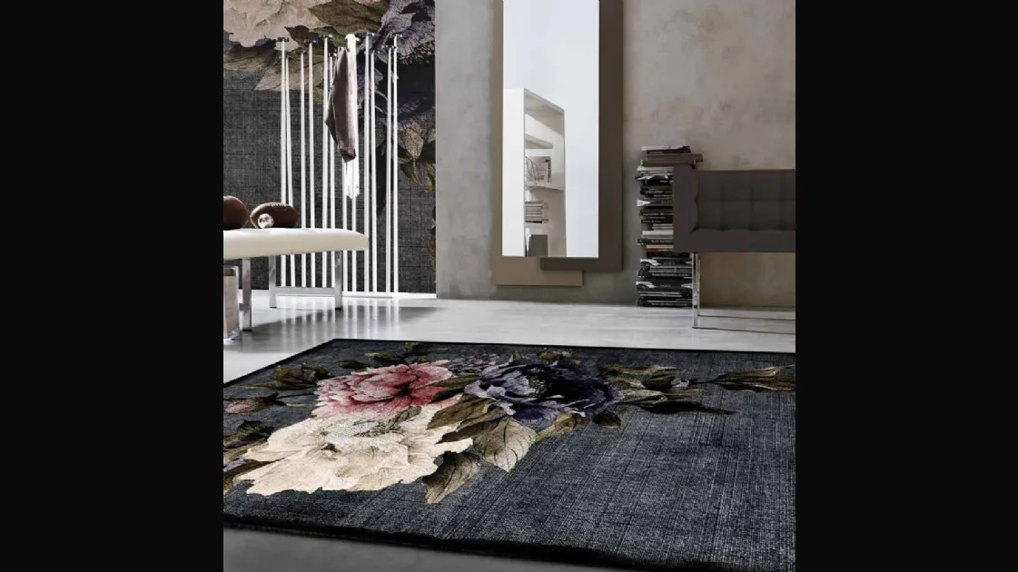 Digit Roses carpet by Adriani and Rossi