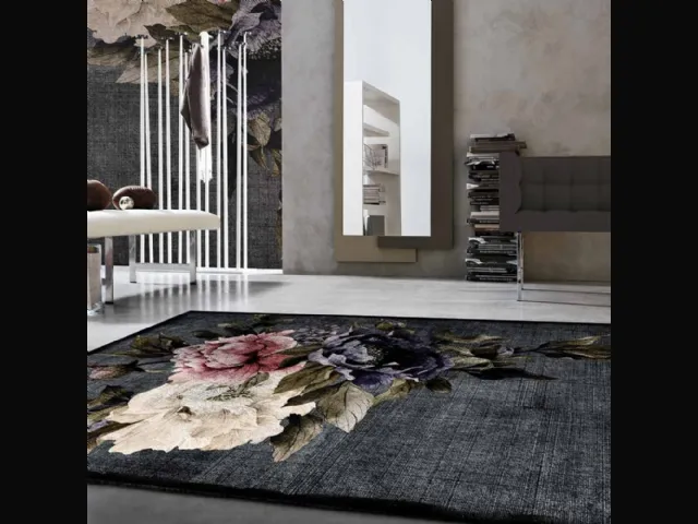 Digit Roses carpet by Adriani and Rossi