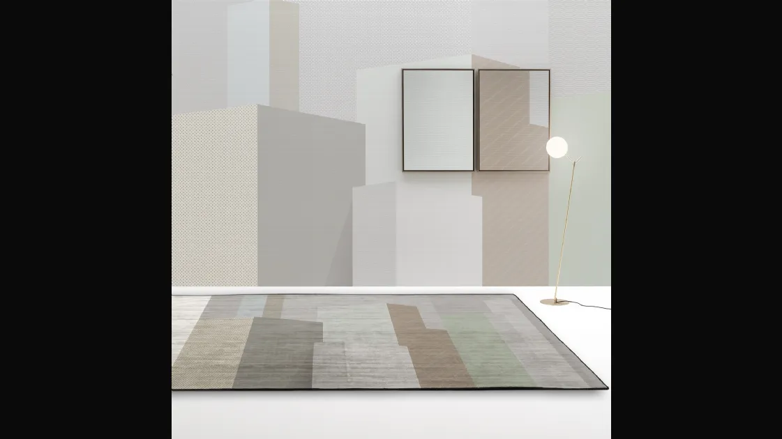 Rainbow Rayon carpet by Adriani and Rossi.