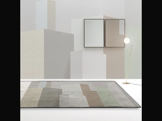 Rainbow Rayon carpet by Adriani and Rossi.