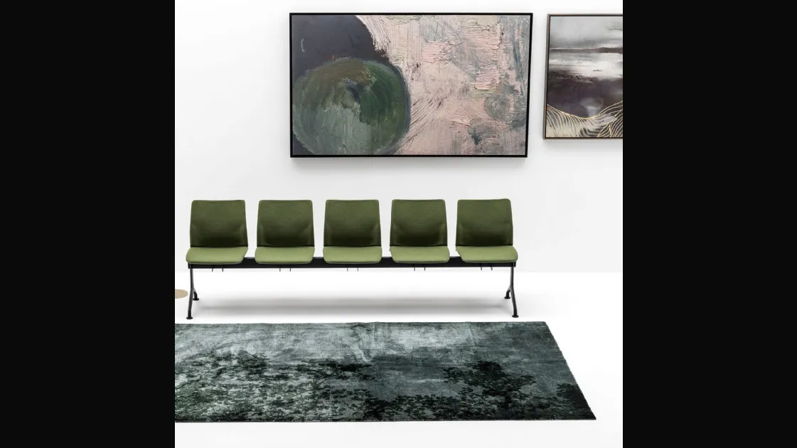 Green Theater Carpet by Adriani and Rossi