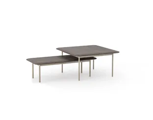 Drop wooden side table by Devina Nais