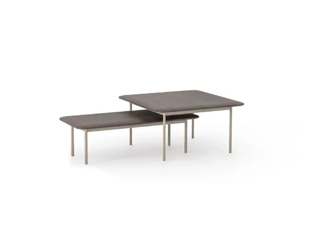 Drop wooden side table by Devina Nais