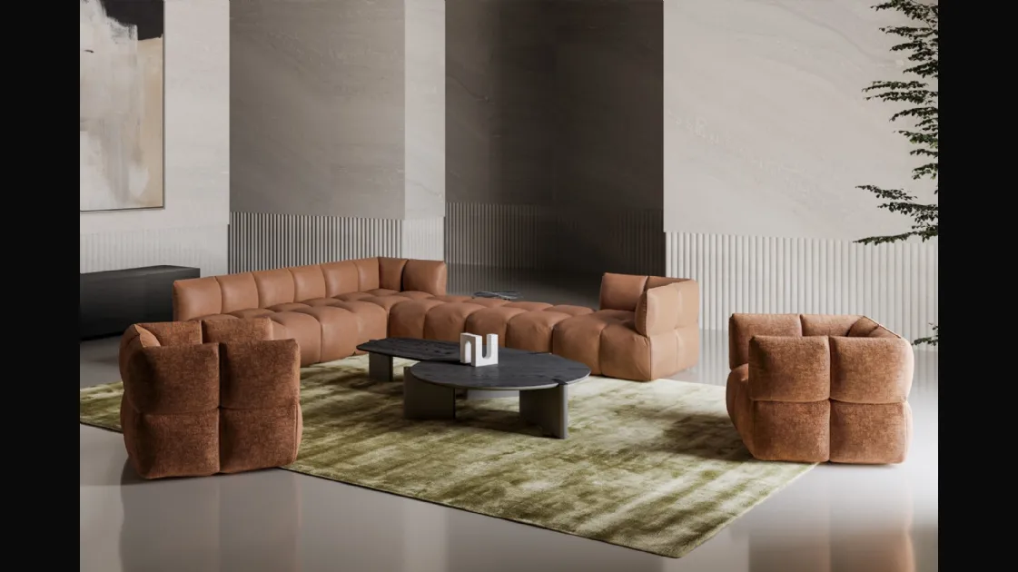 Flatiron wooden coffee table by Bonaldo