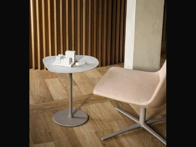 Mixit coffee table with ceramic top by Desalto.