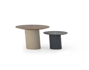 Oblique coffee table in porcelain stoneware by Devina Nais