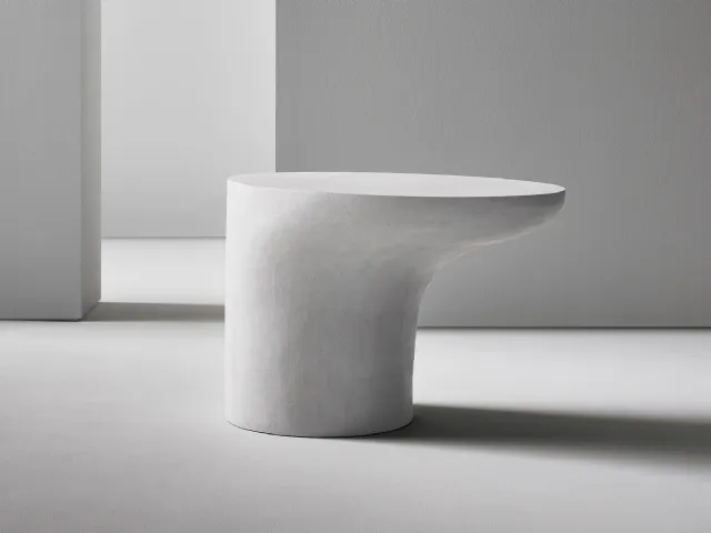 Sloan coffee table in polyurethane by Bonaldo