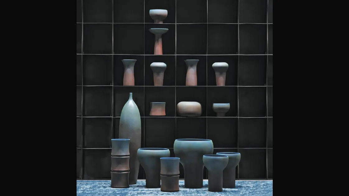 Mister Blue Collection vases by Adriani and Rossi