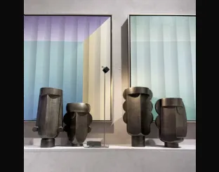 Ceramic pots Checkmate Collection by Adriani and Rossi