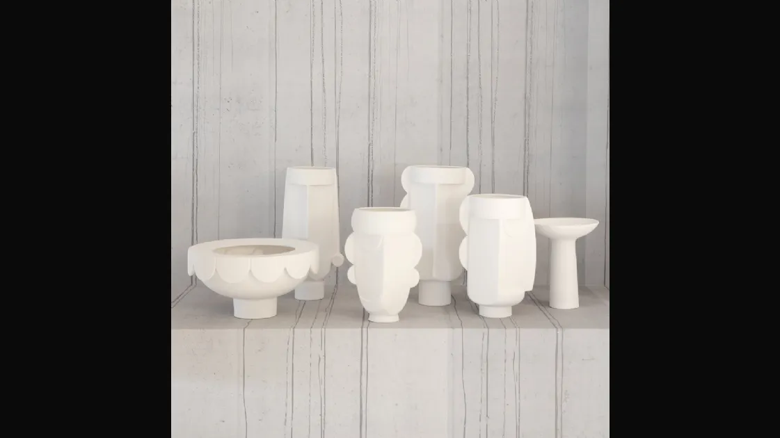 Chess Mate Collection ceramic vases by Adriani and Rossi