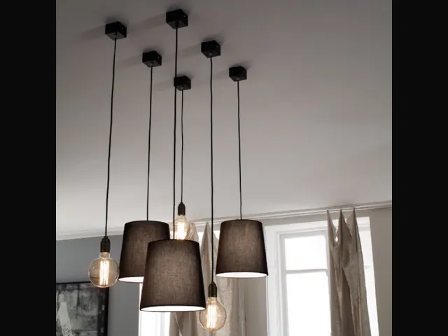 Shed Collections suspension lamps by Adriani and Rossi.