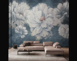 Wallpaper Flower Painting by Adriani and Rossi