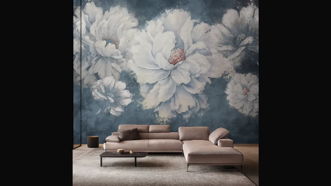 Wallpaper Flower Painting by Adriani and Rossi