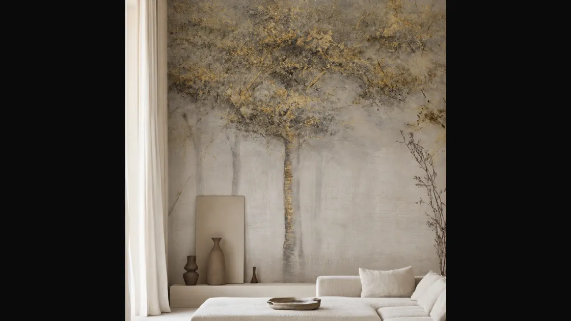 Golden Trees wallpaper by Adriani e Rossi