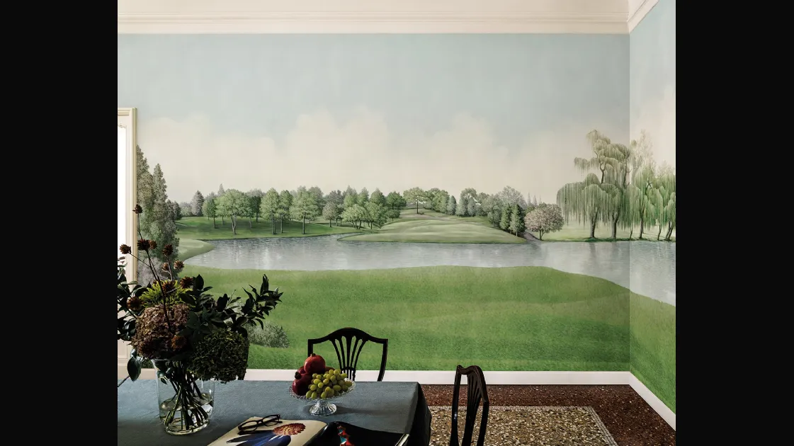 Wallpaper The Pelouse Royale by London Art.