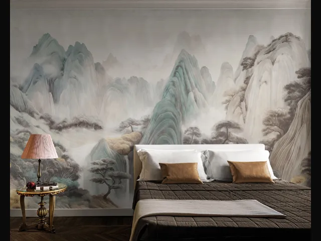 Wallpaper Les Rochers Mystiques by London Art