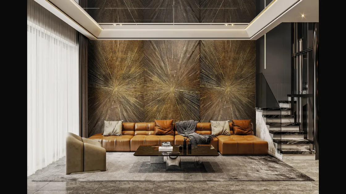 Metal Ray wallpaper by London Art