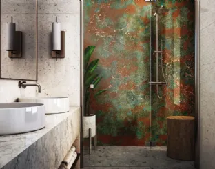 London Art's Timeworn wallpaper