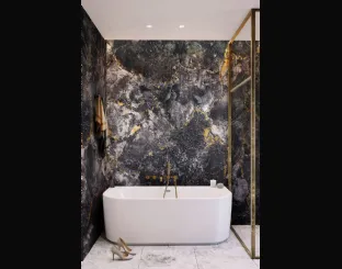Volcanic Gold wallpaper by London Art