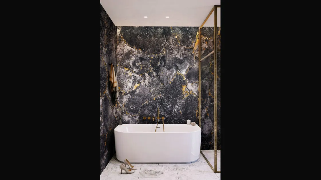 Volcanic Gold wallpaper by London Art