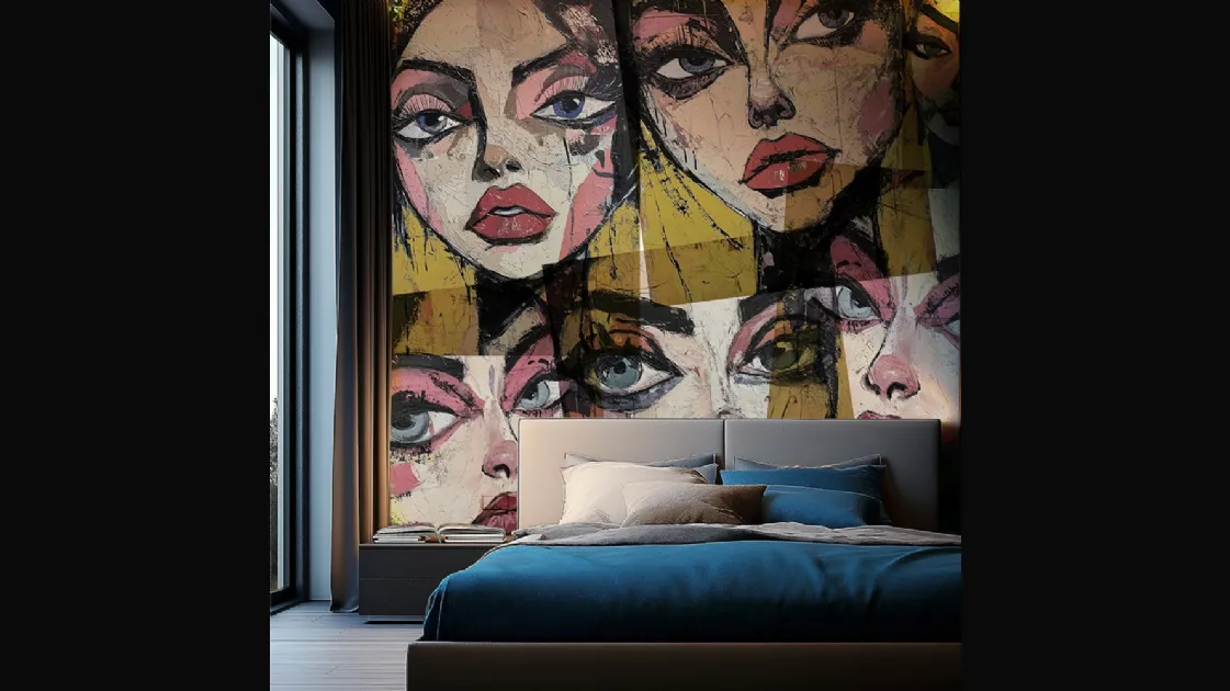 Woman Look wallpaper by Adriani and Rossi.