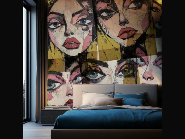 Woman Look wallpaper by Adriani and Rossi.