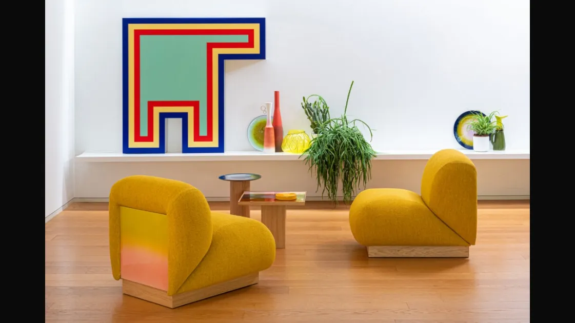 Clay armchair by Moroso