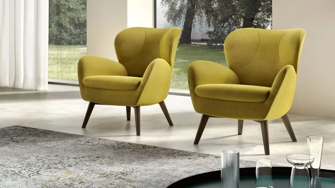 Cora armchair by Doimo Salotti