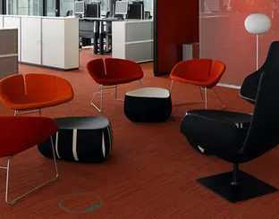 Armchair in Fjord fabric by Moroso.