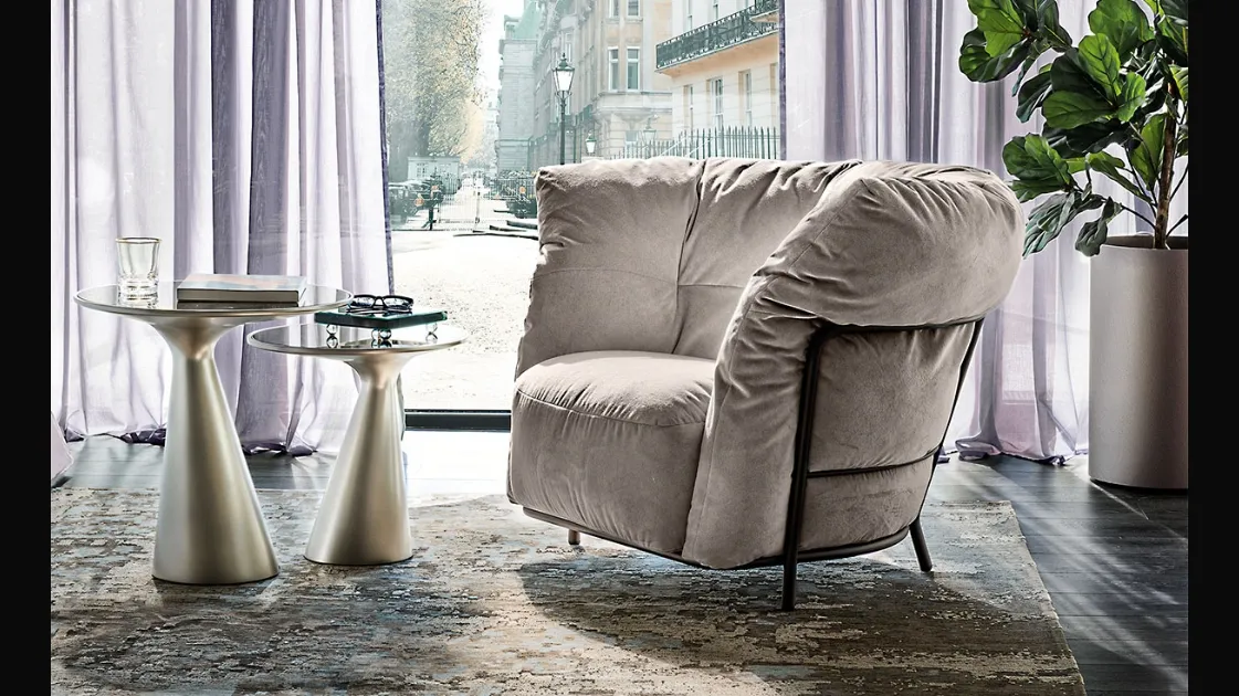 Margaret fabric armchair by Cattelan Italia