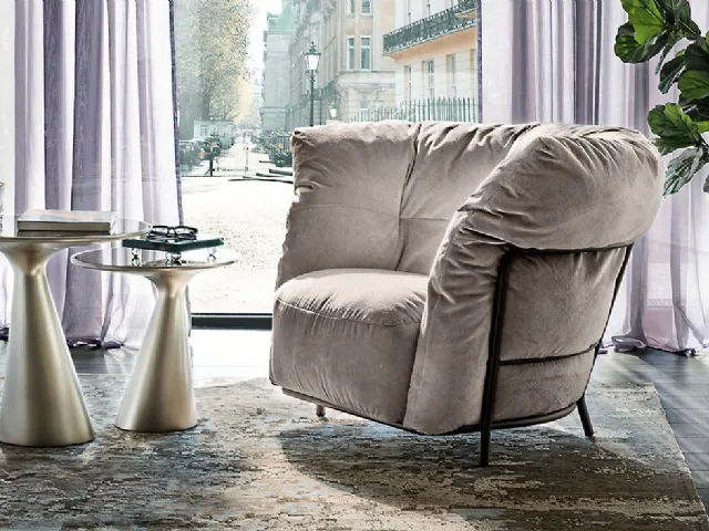 Margaret fabric armchair by Cattelan Italia