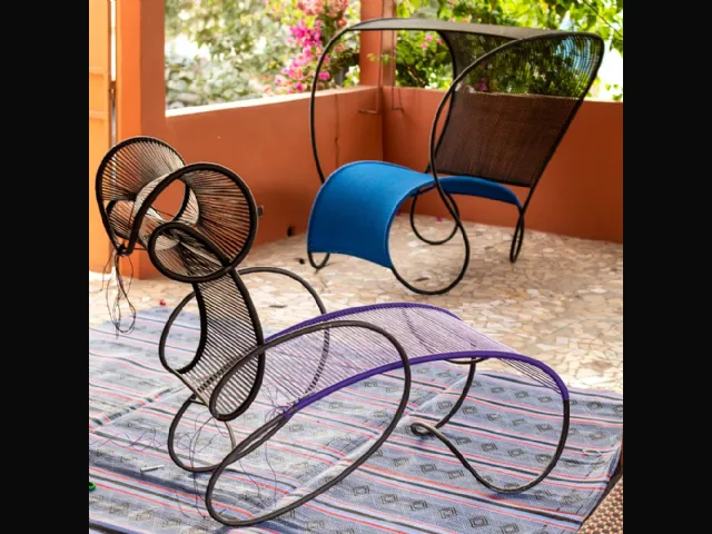 Chaise Longue Modou by Moroso