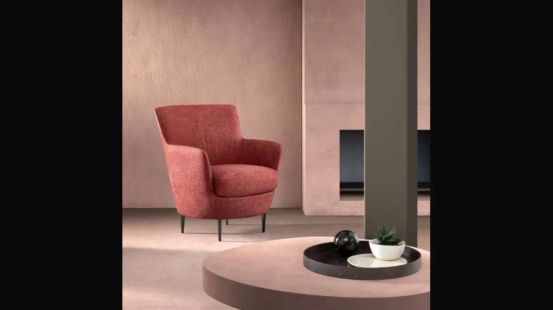 Moon fabric armchair by Samoa.