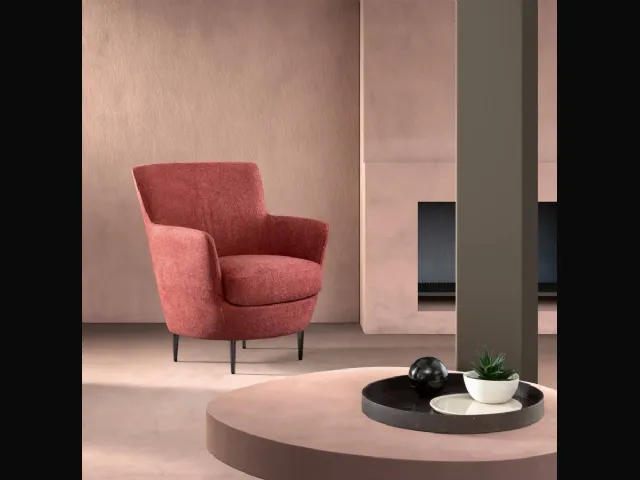 Moon fabric armchair by Samoa.