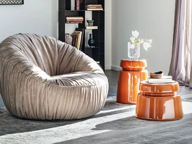 Peggy Turn upholstered armchair by Cattelan Italia