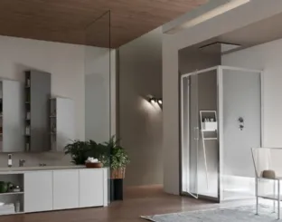 Shower box A6 Pivot with Arcom crossbar